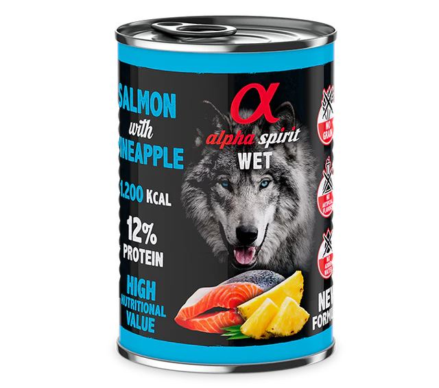 Alpha Spirit Lata Salmón y Piña